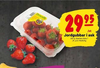 City Gross Jordgubbar i ask erbjuda