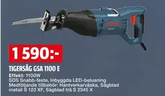 Bauhaus Tigersåg gsa 1100 e erbjuda
