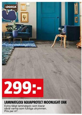 Bauhaus Laminatgolv aquaprotect moonlight oak erbjuda