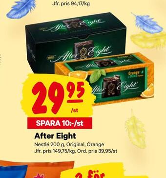 City Gross After eight erbjuda