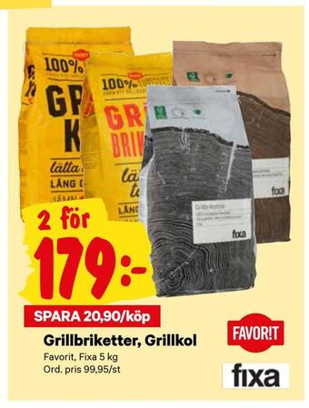 City Gross Grillbriketter, grillkol erbjuda