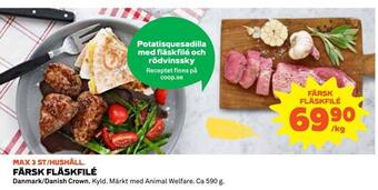 Coop Konsum Färsk fläskfilé erbjuda