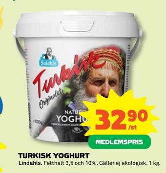 Coop Daglivs Turkisk yoghurt erbjuda