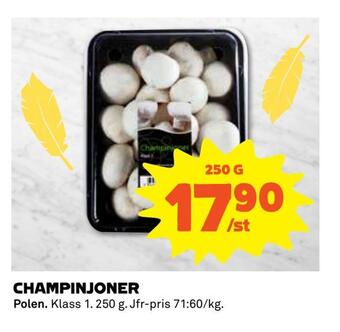 Coop Daglivs Champinjoner erbjuda