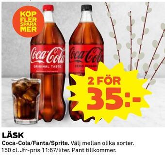 Coop Daglivs Läsk erbjuda