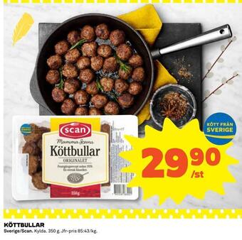 Coop Daglivs Köttbullar erbjuda