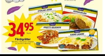 Matöppet Färdigrätter erbjuda