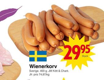 Matöppet Wienerkorv erbjuda