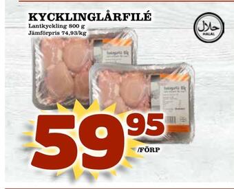 Matvärlden Tensta Kycklinglårfilé erbjuda