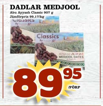Matvärlden Tensta Dadlar medjool erbjuda