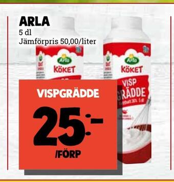 MatArket Vispgrädde erbjuda