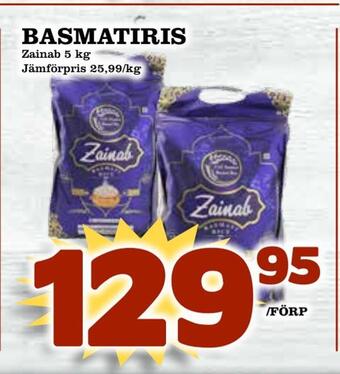 Matvärlden Tensta Basmatiris erbjuda