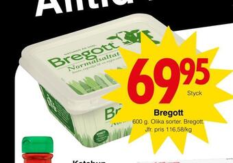 Matöppet Bregott erbjuda