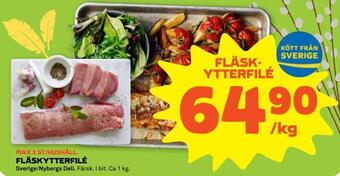 Stora Coop Fläskytterfilé erbjuda