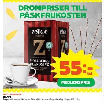 Coop Daglivs Kaffe erbjuda