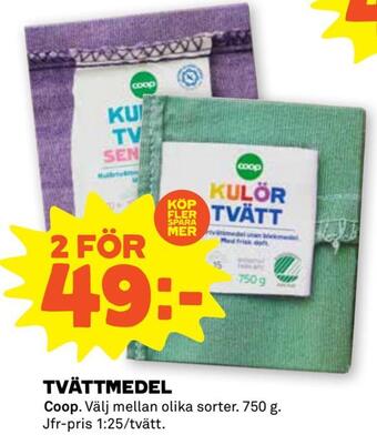 Stora Coop Tvättmedel erbjuda
