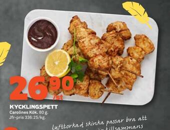 Stora Coop Kycklingspett erbjuda