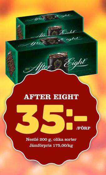 Supergrossen After eight erbjuda