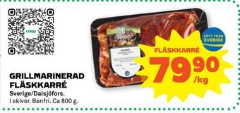 Stora Coop Grillmarinerad fläskkarré erbjuda