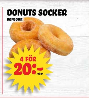 Nelins Donuts socker erbjuda