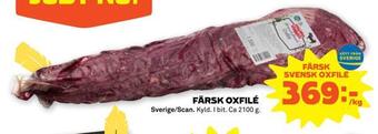 Stora Coop Färsk oxfilé erbjuda