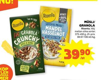 Stora Coop Müsli/ granola erbjuda