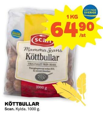 Stora Coop Köttbullar erbjuda