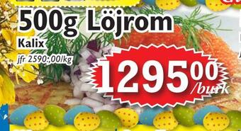 T-jarlen 500g löjrom erbjuda