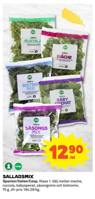 Coop Salladsmix erbjuda