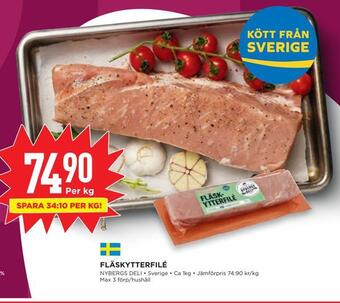 Willys Hemma Fläskytterfilé erbjuda
