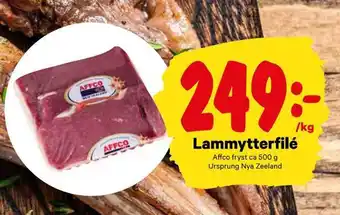 Lammytterfilé