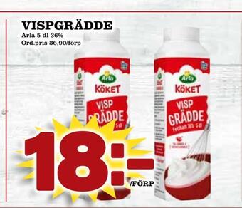 Din Mat Vispgrädde erbjuda