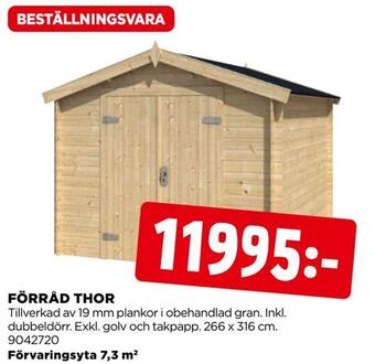 Jem&Fix Förråd thor erbjuda