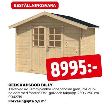 Jem&Fix Redskapsbod billy erbjuda
