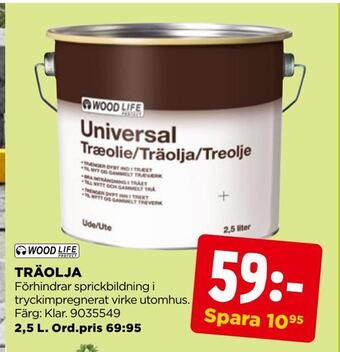 Jem&Fix Träolja erbjuda