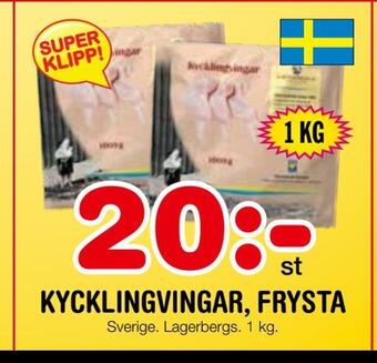 Nya Pulsen Kycklingvingar erbjuda