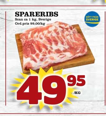 Din Mat Spareribs erbjuda