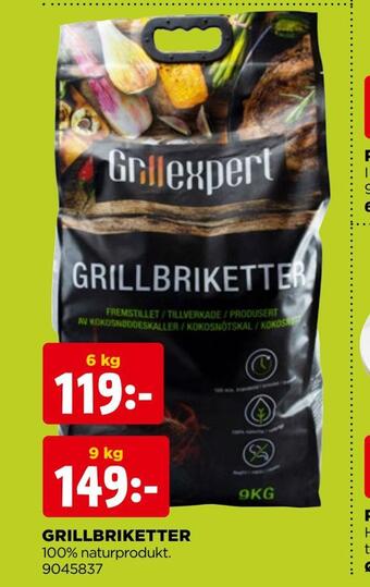 Jem&Fix Grillbriketter erbjuda