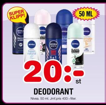 Nya Pulsen Deodorant erbjuda