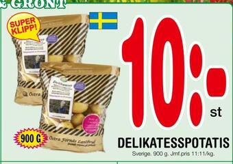 Nya Pulsen Delikatesspotatis erbjuda