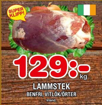 Nya Pulsen Lammstek erbjuda