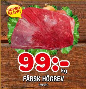 Nya Pulsen Färsk högrev erbjuda