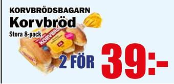 Matdax Korvbröd erbjuda