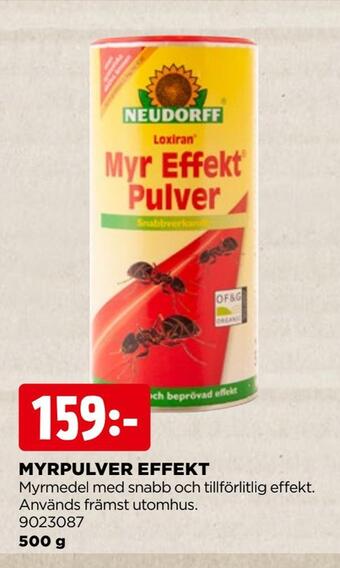 Jem&Fix Myrpulver effekt erbjuda