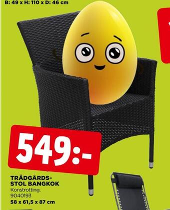 Jem&Fix Trädgårdsstol bangkok erbjuda