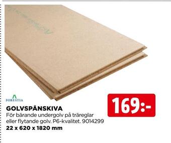 Jem&Fix Golvspånskiva erbjuda