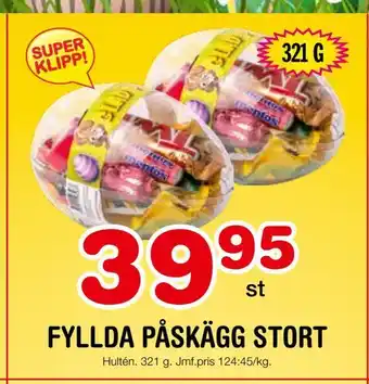 Nya Pulsen Fyllda påskägg stort erbjuda