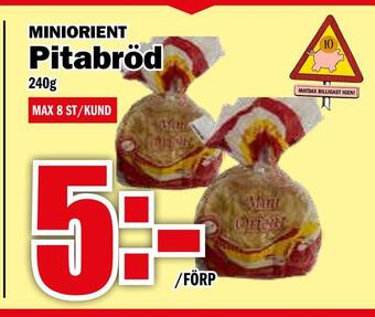 Matdax Pitabröd erbjuda