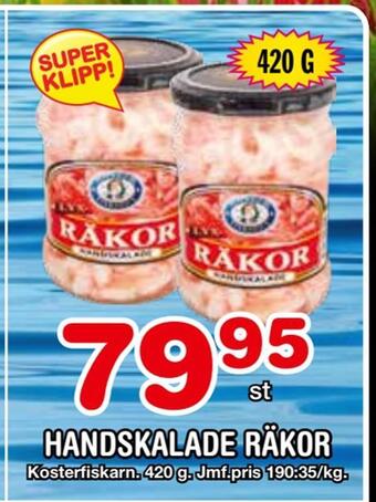 Nya Pulsen Handskalade räkor erbjuda