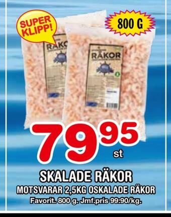 Nya Pulsen Skalade räkor erbjuda